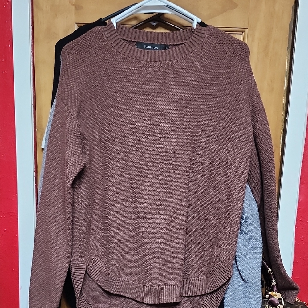 Source Unknown Women's Cocoa Brown Sweater